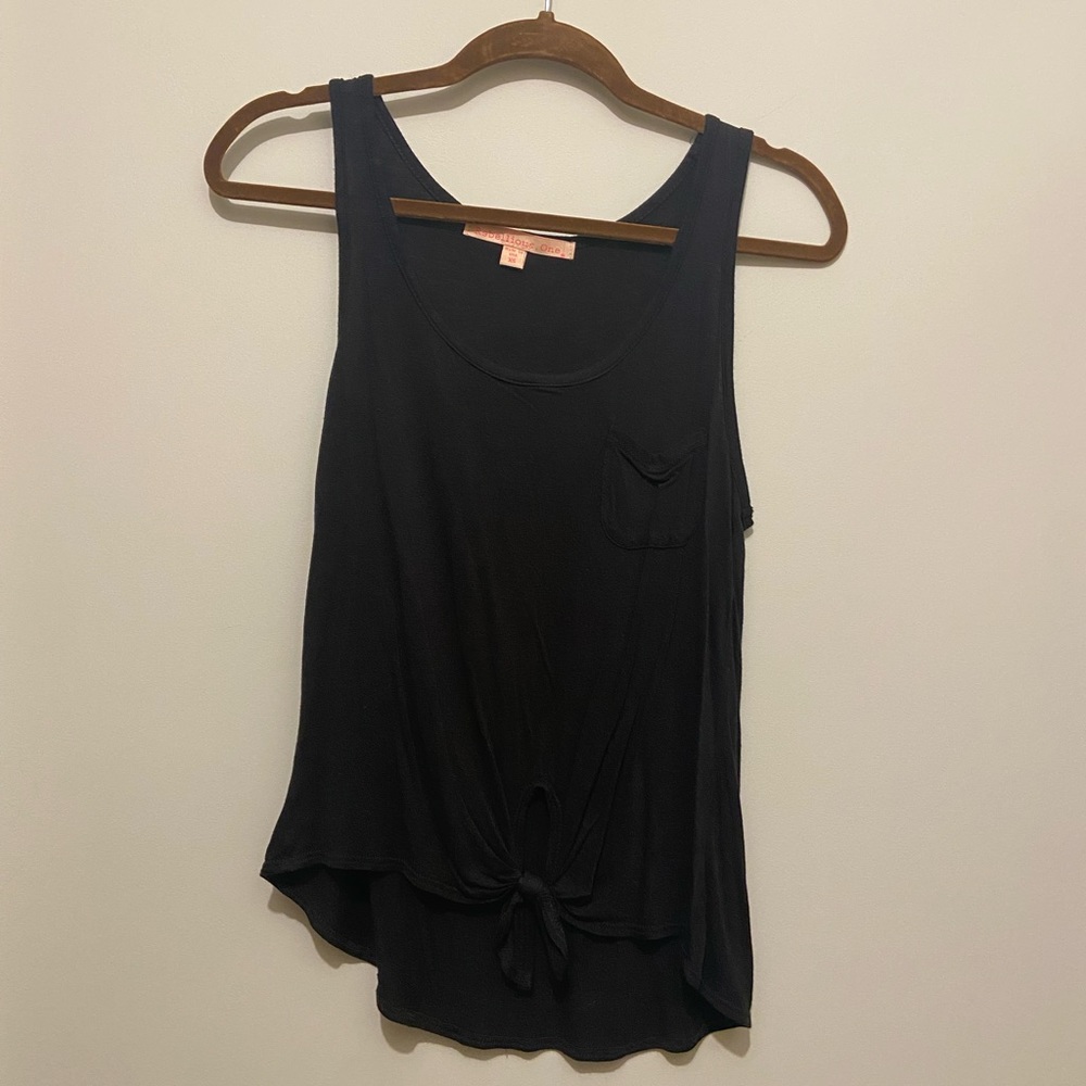 FREE W PURCHASE Rebellious One Black Tank Top
